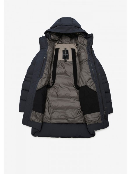 KRAKATAU Parka jacket QM488-1 PLANCK LINER PARKA Black KRAKATAU - 13