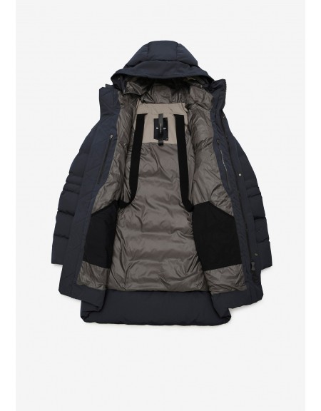 KRAKATAU Parka jacket QM488-1 PLANCK LINER PARKA Black KRAKATAU - 13
