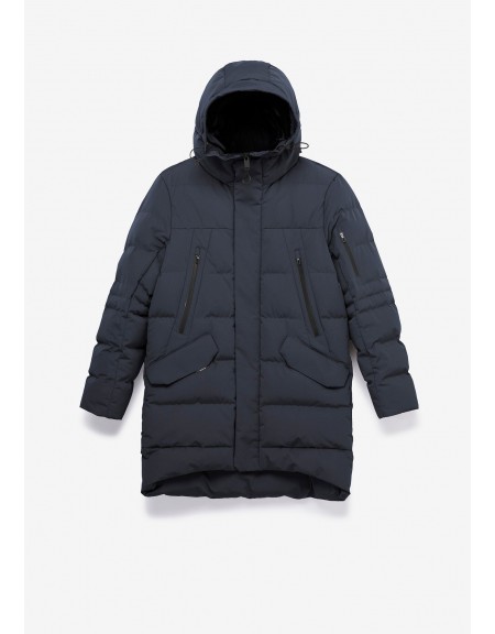 KRAKATAU Parka jacket QM488-1 PLANCK LINER PARKA Black KRAKATAU - 14