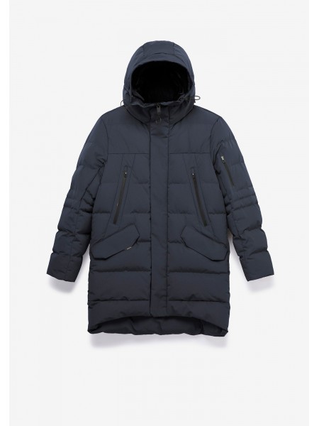KRAKATAU Parka jacket QM488-1 PLANCK LINER PARKA Black KRAKATAU - 16