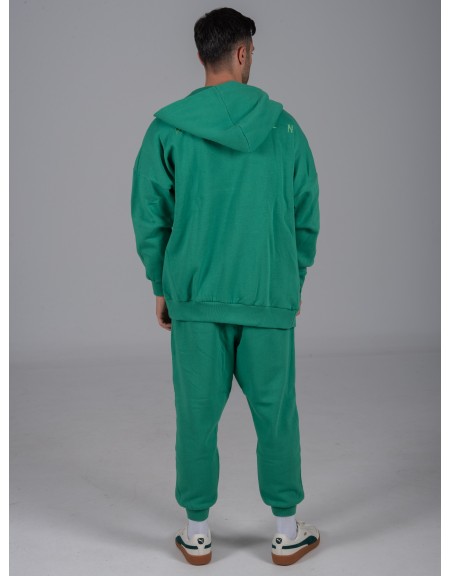 NINETEEN Hooded Sweatshirt X24-1047 Green NINETEEN - 4