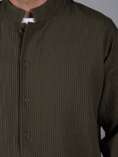 1.IX Πουκάμισο - Jacket mao X24-1.IX1012 Χακί 1.IX - 3
