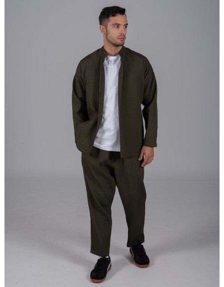 1.IX Πουκάμισο - Jacket mao X24-1.IX1012 Χακί 1.IX - 4