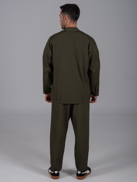 1.IX Πουκάμισο - Jacket mao X24-1.IX1012 Χακί 1.IX - 5