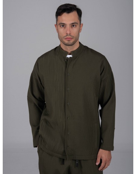 1.IX Πουκάμισο - Jacket mao X24-1.IX1012 Χακί 1.IX - 1