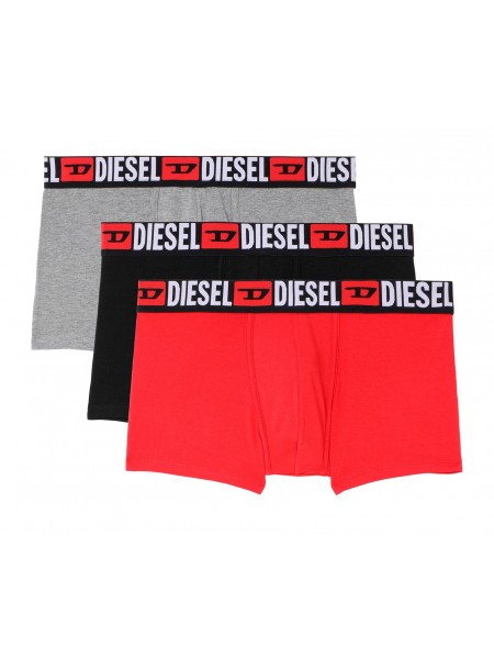 DIESEL Εσώρουχο μποξεράκι (πακέτο 3 τμχ) 00ST3V-0DDAI-E5326 Μαύρο - Γκρι - Κόκκινο DIESEL - 4