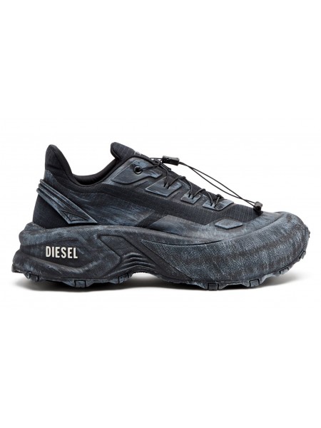DIESEL Sneaker Shoe Y03444 P8140 T8013 Gray - Black DIESEL - 4