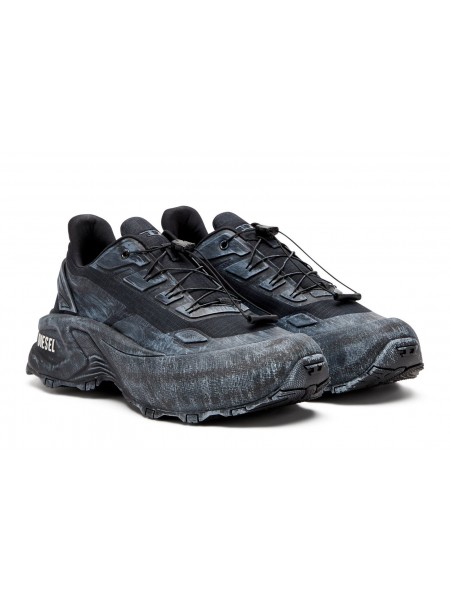 DIESEL Sneaker Shoe Y03444 P8140 T8013 Gray - Black DIESEL - 6