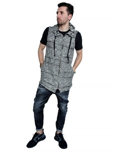 Xagon Man cardigan sweatshirt SS61019 black-white