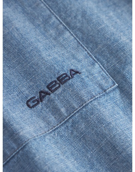 GABBA Πουκάμισο Jens Over Topaz LS Μπλε GABBA - 7