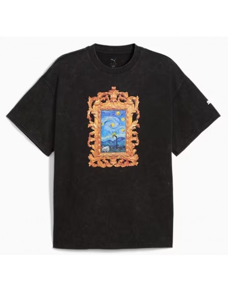 PUMA T-shirt 630672 01 Dylan Exhibit Tee III Μαύρο PUMA - 1