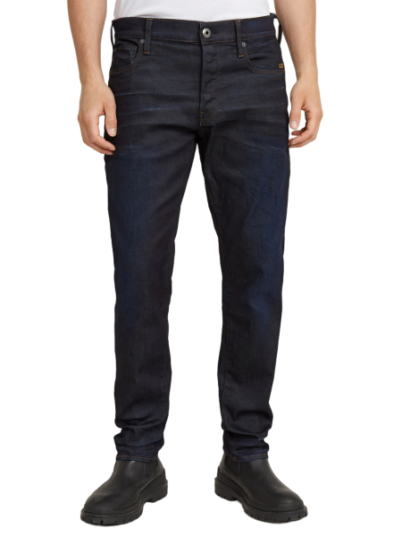 G-STAR RAW Jean Παντελόνι 51003-7209-89 3301 REGULAR TAPERED Μπλε - Μαύρο G-STAR RAW - 1