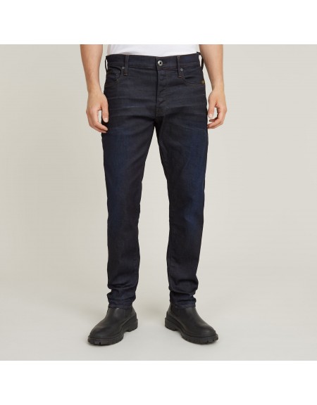 G-STAR RAW Jean Παντελόνι 51003-7209-89 3301 REGULAR TAPERED Μπλε - Μαύρο G-STAR RAW - 3