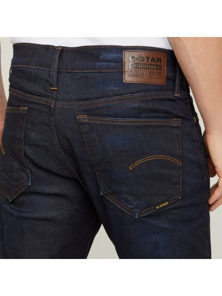 G-STAR RAW Jean Παντελόνι 51003-7209-89 3301 REGULAR TAPERED Μπλε - Μαύρο G-STAR RAW - 5