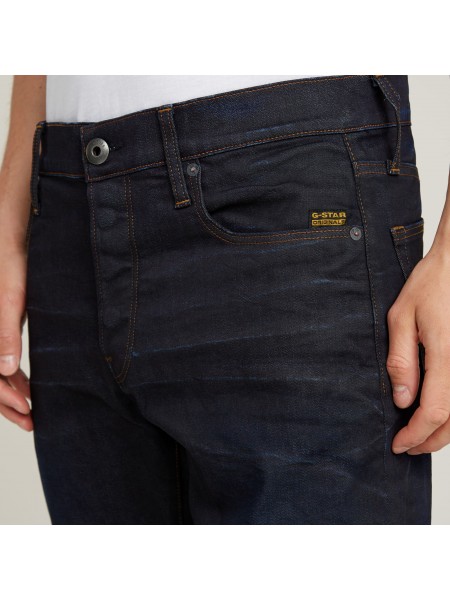 G-STAR RAW Jean Παντελόνι 51003-7209-89 3301 REGULAR TAPERED Μπλε - Μαύρο G-STAR RAW - 6