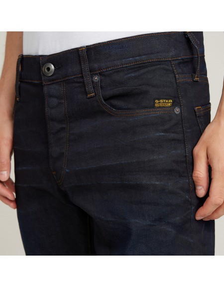 G-STAR RAW Jean Παντελόνι 51003-7209-89 3301 REGULAR TAPERED Μπλε - Μαύρο G-STAR RAW - 6