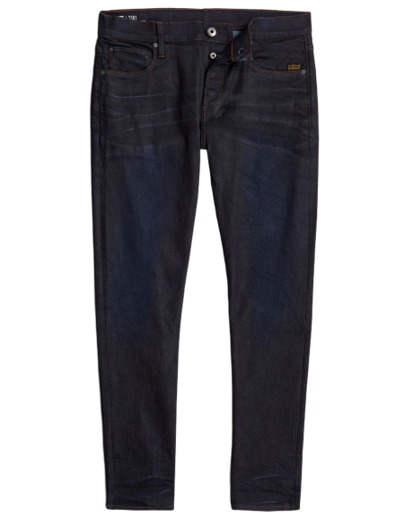 G-STAR RAW Jean Παντελόνι 51003-7209-89 3301 REGULAR TAPERED Μπλε - Μαύρο G-STAR RAW - 8
