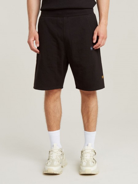 G-STAR RAW Βερμούδα D26281-D566-6484 NIFOUS SW SHORT DRY ASHOR SWEAT Μαύρο G-STAR RAW - 1