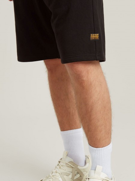 G-STAR RAW Βερμούδα D26281-D566-6484 NIFOUS SW SHORT DRY ASHOR SWEAT Μαύρο G-STAR RAW - 3