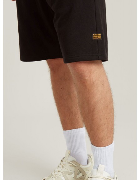G-STAR RAW Βερμούδα D26281-D566-6484 NIFOUS SW SHORT DRY ASHOR SWEAT Μαύρο G-STAR RAW - 3