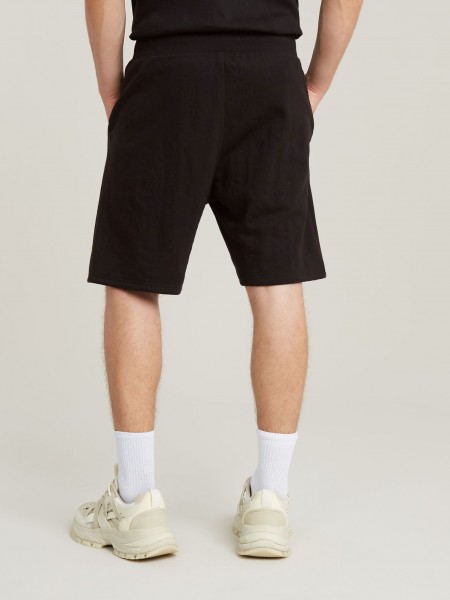 G-STAR RAW Βερμούδα D26281-D566-6484 NIFOUS SW SHORT DRY ASHOR SWEAT Μαύρο G-STAR RAW - 4