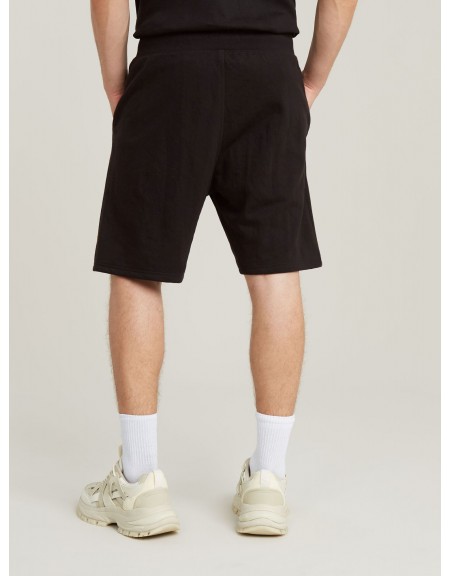 G-STAR RAW Βερμούδα D26281-D566-6484 NIFOUS SW SHORT DRY ASHOR SWEAT Μαύρο G-STAR RAW - 4