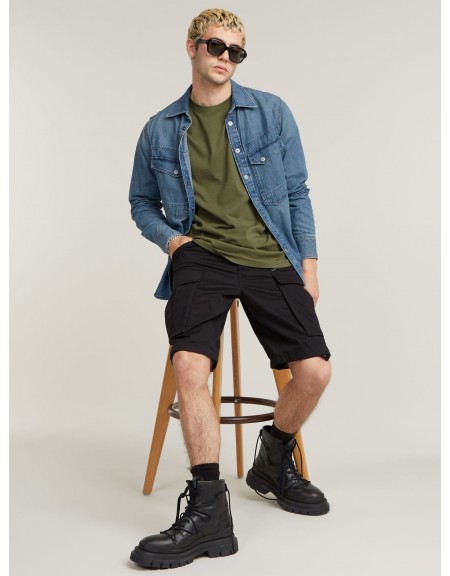 G-STAR RAW Βερμούδα Cargo D08566-D909-6484 ROVIC ZIP RELAXED Μαύρο G-STAR RAW - 1