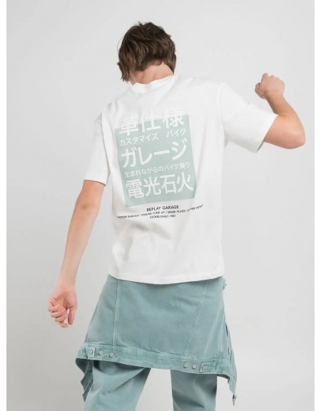 REPLAY T-shirt M3036.000.22662.011 White REPLAY - 2