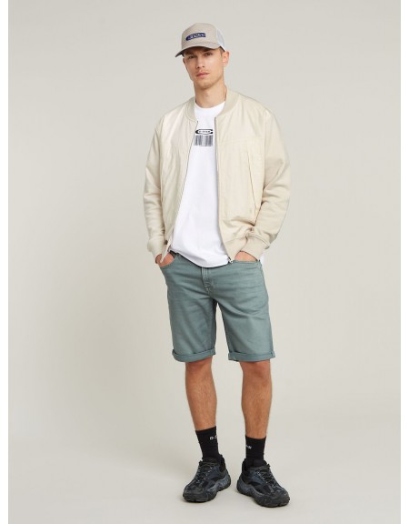 G-STAR RAW Ζακέτα Φούτερ D26445-D395-1603 WOOVEN MIX RELAXED SW Μπεζ G-STAR RAW - 4