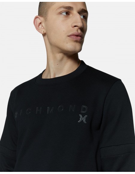 JOHN RICHMOND Φούτερ UMP25211FE CHILIS Μαύρο JOHN RICHMOND - 2