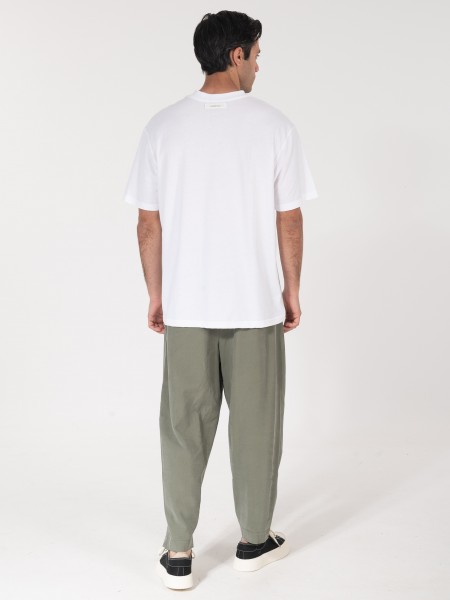 NINETEEN T-shirt K25-1045 Λευκό NINETEEN - 4