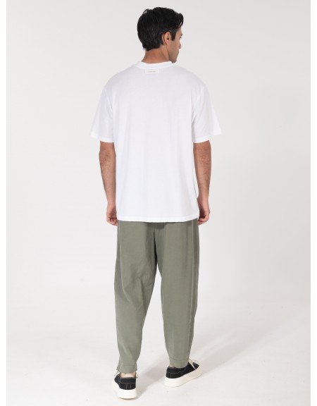NINETEEN T-shirt K25-1045 Λευκό NINETEEN - 4