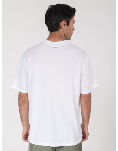 NINETEEN T-shirt K25-1045 Λευκό NINETEEN - 2