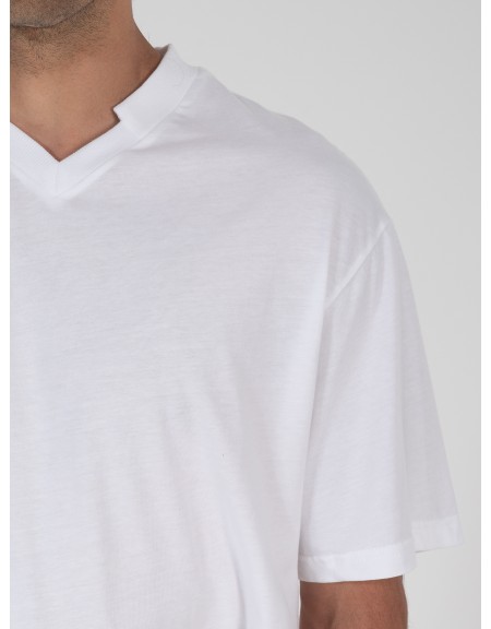 NINETEEN T-shirt K25-1045 Λευκό NINETEEN - 3