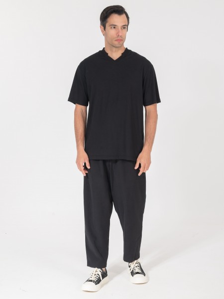 NINETEEN T-shirt K25-1045 Black NINETEEN - 1