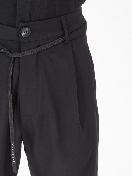NINETEEN Pants K25-1008 Black NINETEEN - 3