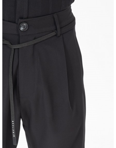 NINETEEN Pants K25-1008 Black NINETEEN - 3