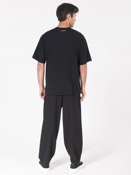 NINETEEN T-shirt K25-1030 Black NINETEEN - 5