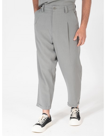 NINETEEN Pants K25-1024 Gray NINETEEN - 1