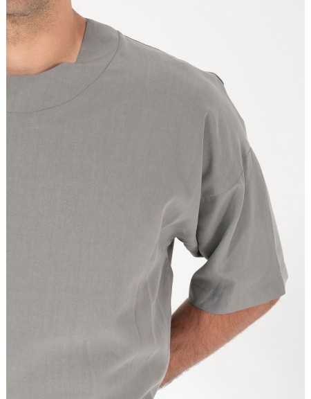NINETEEN T-shirt K25-1022 Grey NINETEEN - 3