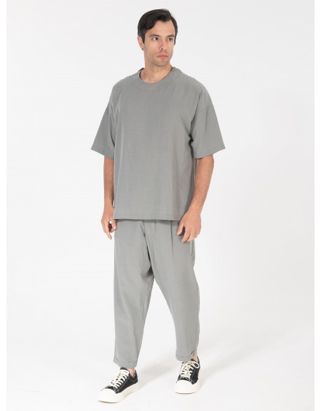 NINETEEN T-shirt K25-1022 Grey NINETEEN - 6