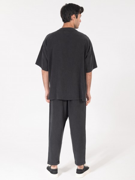 NINETEEN Pants K25-1024 Black NINETEEN - 5