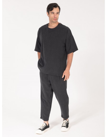 NINETEEN Pants K25-1024 Black NINETEEN - 4