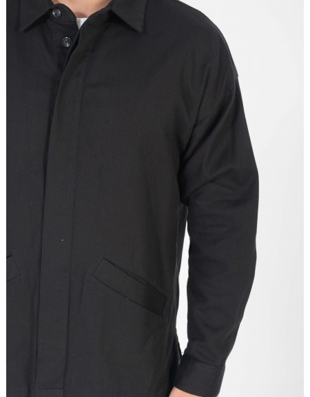 NINETEEN Shirt K25-1001 Black NINETEEN - 3