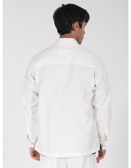 NINETEEN Πουκάμισο K25-1001 Λευκό NINETEEN - 2