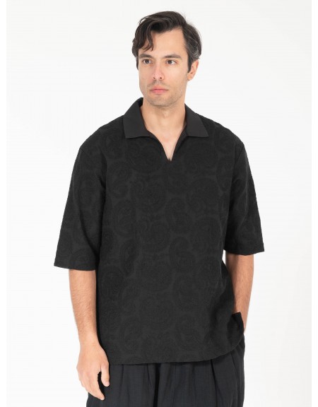 1.IX T-shirt polo K25-1.IX1007 Μαύρο 1.IX - 1