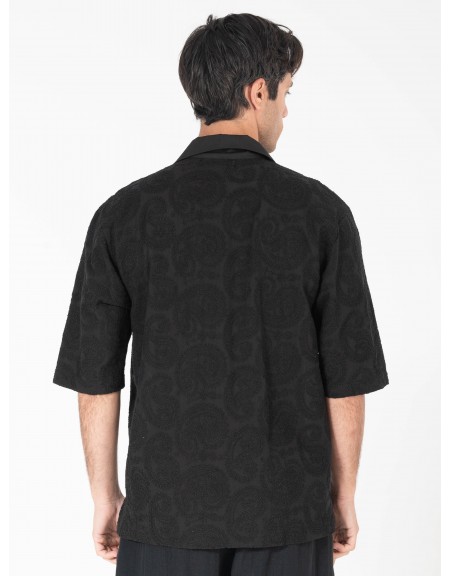 1.IX T-shirt polo K25-1.IX1007 Μαύρο 1.IX - 2