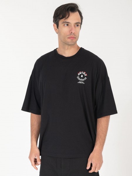 NINETEEN T-shirt K25-1086 Μαύρο NINETEEN - 6