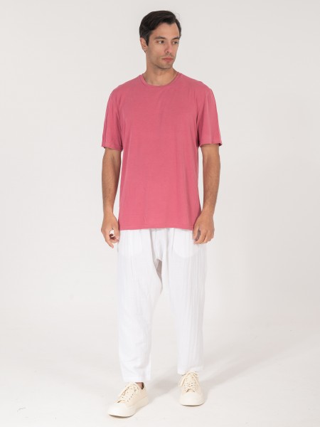 NINETEEN T-shirt K25-1016 Ροζ NINETEEN - 1