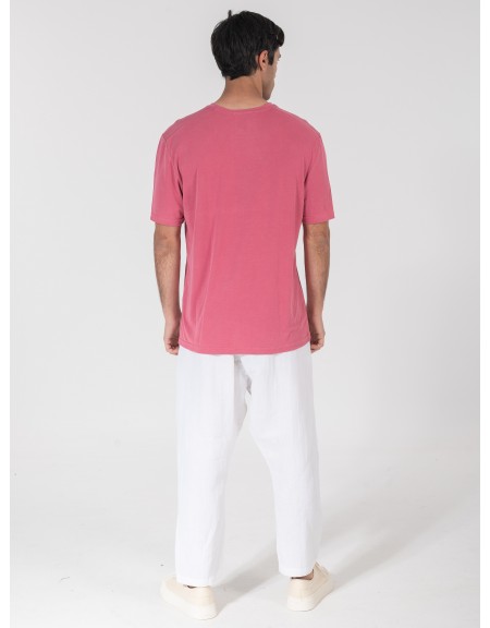 NINETEEN T-shirt K25-1016 Ροζ NINETEEN - 2